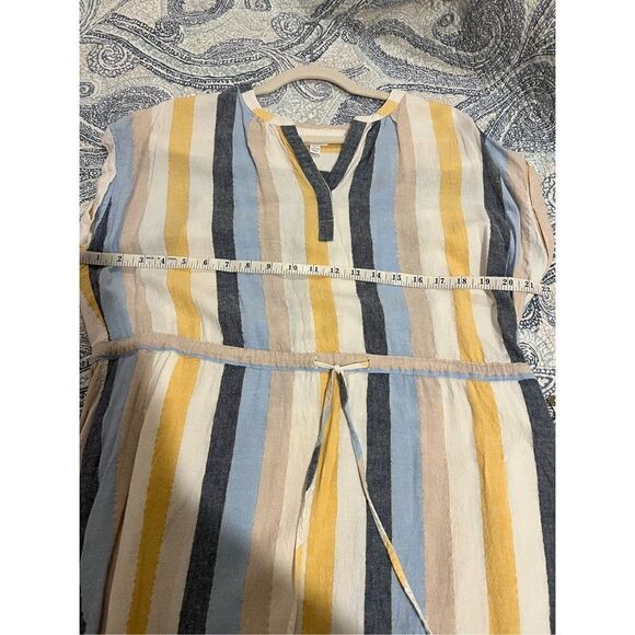 Time and Tru striped shirt dress with belt - Picture 5 of 6